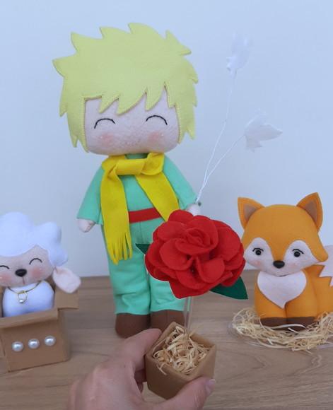 Kit Pequeno Príncipe em Feltro