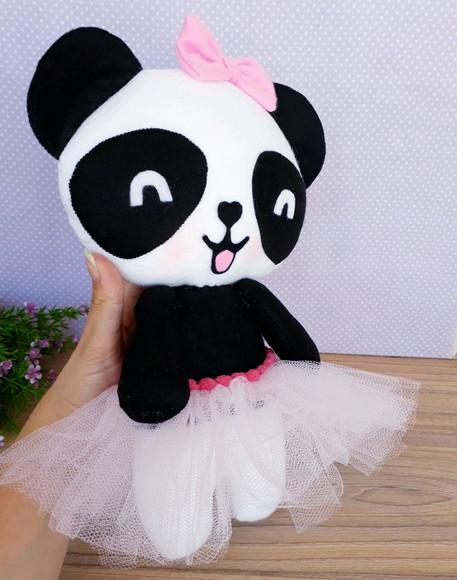Ursinha Panda de feltro