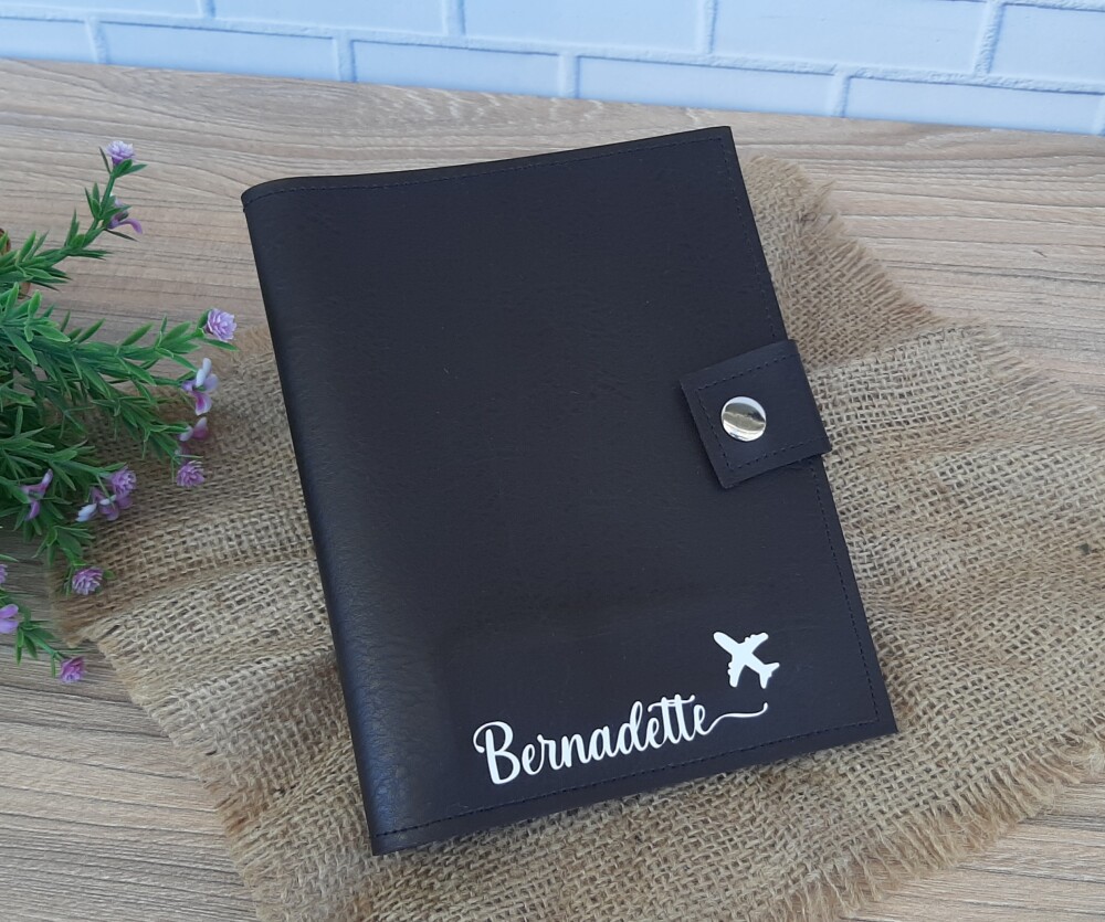 Porta passaporte personalizado