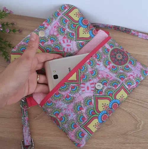 Bolsa Infantil Transversal de Tecido