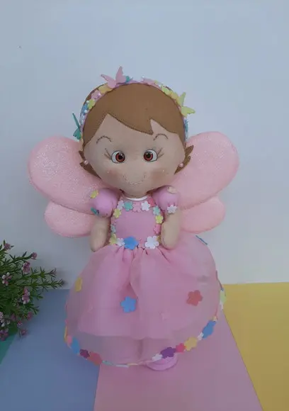 Boneca de feltro fadinha