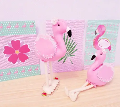 Decoração de festa Flamingos