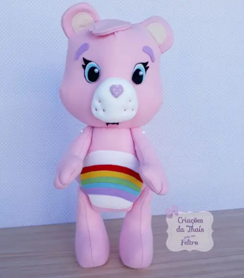 Decoração de Festa Ursinhos Rosa Arco Iris