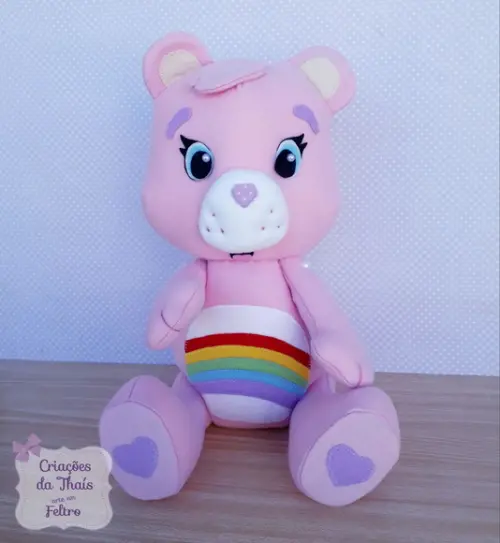 Decoração de Festa Ursinhos Rosa Arco Iris