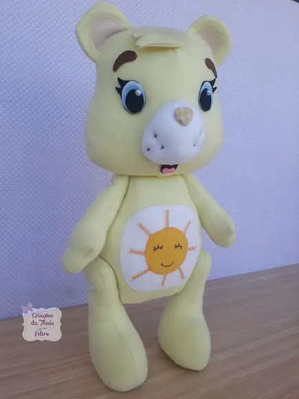 Decoração Ursinho Amarelo Sol