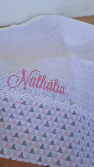 Fralda de boca personalizada
