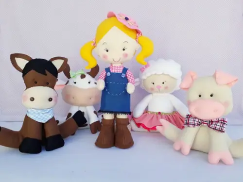 Kit Decoração de Festa Fazendinha em Feltro