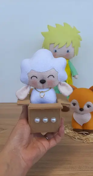 Kit Pequeno Príncipe em Feltro