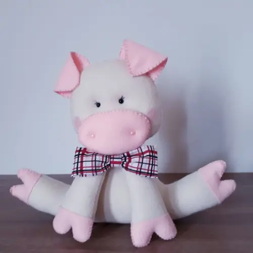 Porquinho em Feltro