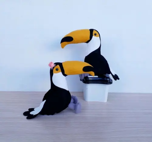 Tucano de feltro