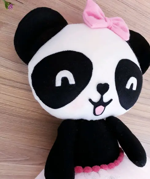 Ursinha Panda de feltro