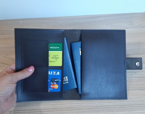 Porta passaporte personalizado