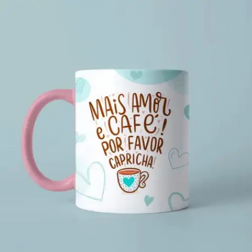 CANECA DE PORCELANA CAFÉ