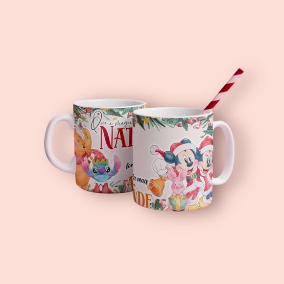 Caneca Personalizada de Porcelana de Natal