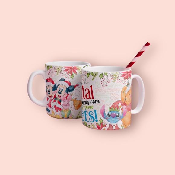 Caneca Personalizada de Porcelana de Natal