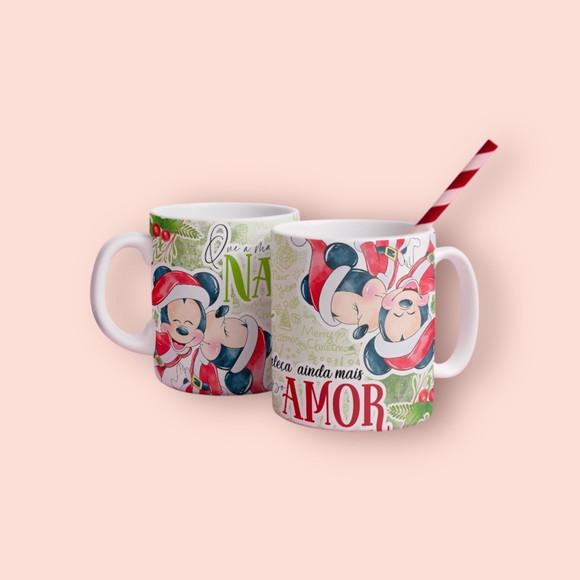 Caneca Personalizada de Porcelana de Natal