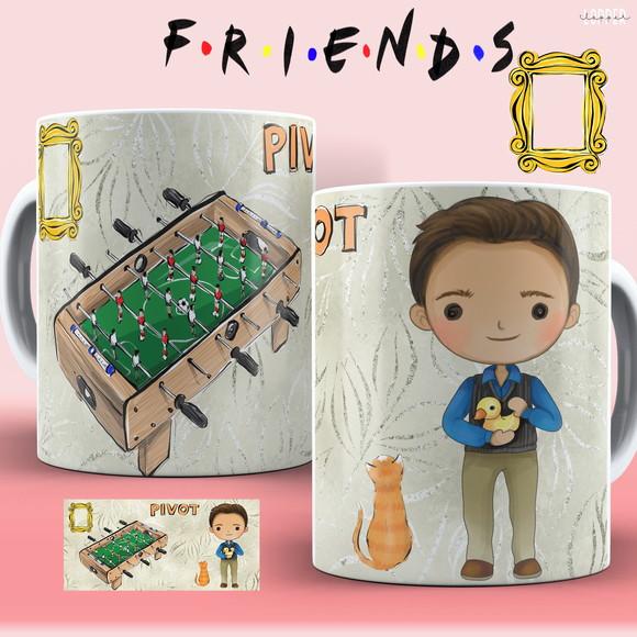 Caneca Personalizada de Porcelana Friends