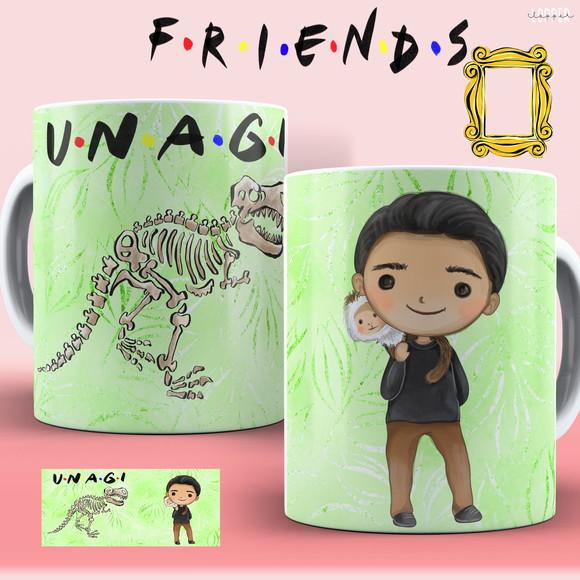 Caneca Personalizada de Porcelana Friends