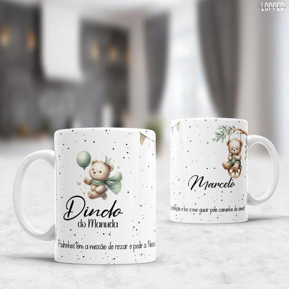 Caneca Personalizada de Porcelana Padrinho