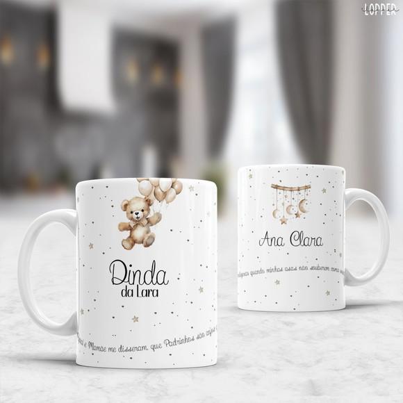 Caneca Personalizada de Porcelana Madrinhas