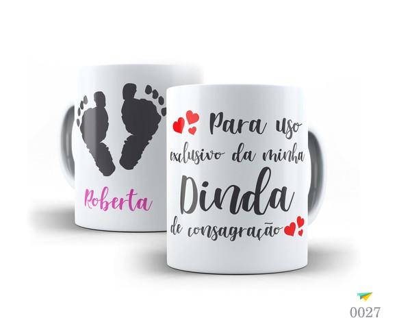 Caneca Personalizada de Porcelana Madrinhas