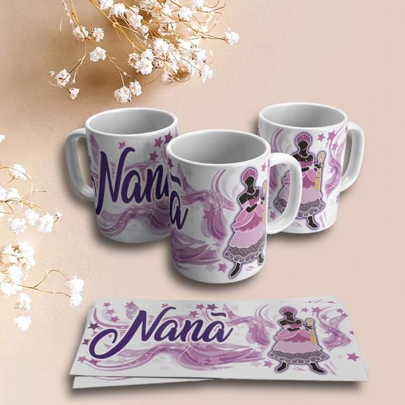 Caneca Personalizada de Porcelana Orixá Nanã