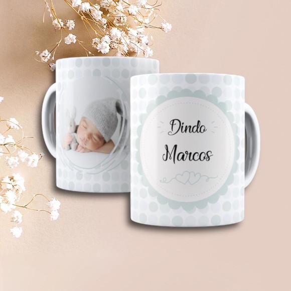 Caneca Personalizada de Porcelana Nascimento