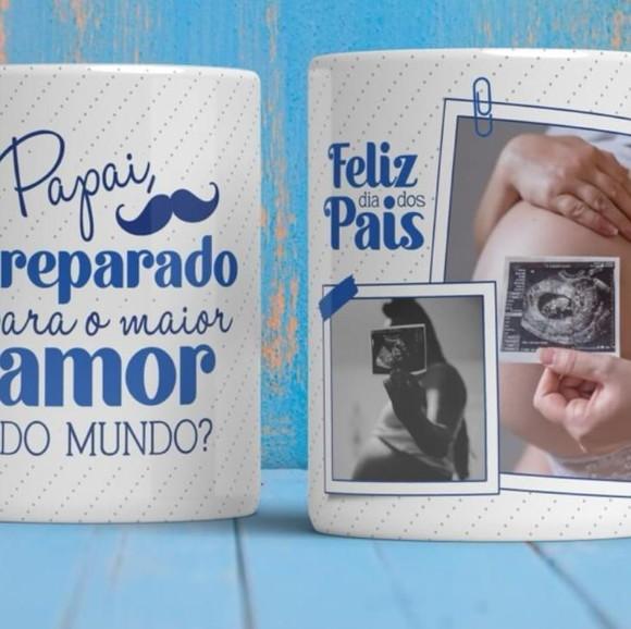 Caneca Personalizada de Porcelana Dia dos Pais