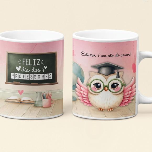 Caneca Personalizada de Porcelana Dia dos Professores