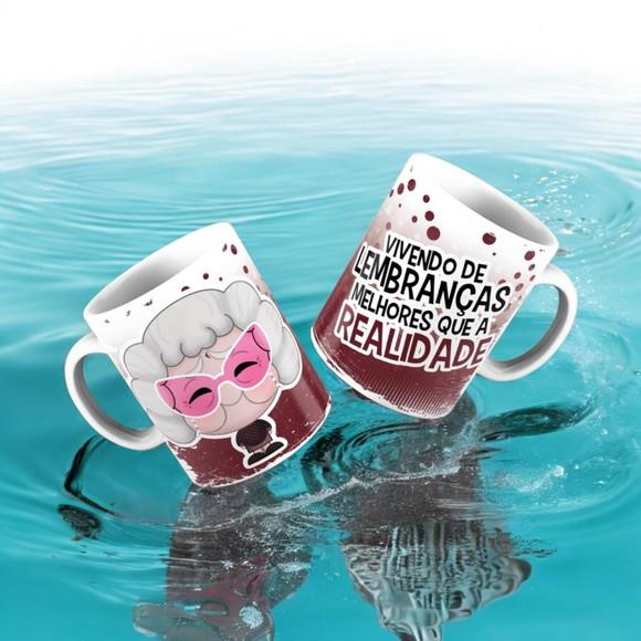 Caneca Personalizada de Porcelana Divertidamente