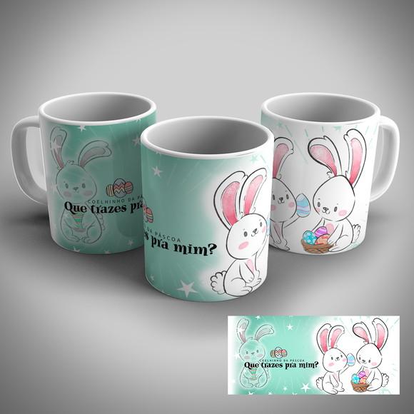 Caneca de Porcelana Personalizada 325 ml/ Sublimação Premium