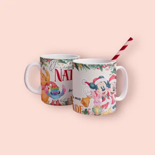 Caneca Personalizada de Porcelana de Natal