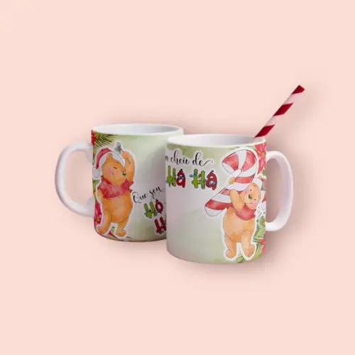 Caneca Personalizada de Porcelana de Natal