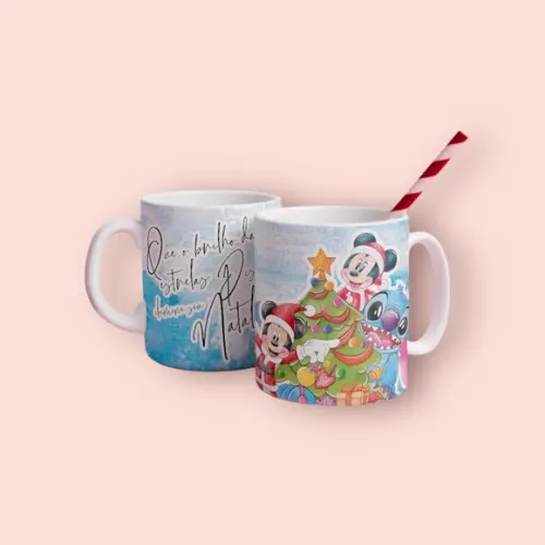 Caneca Personalizada de Porcelana de Natal