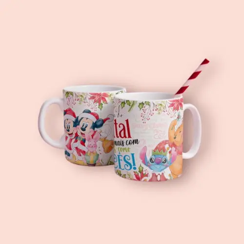 Caneca Personalizada de Porcelana de Natal