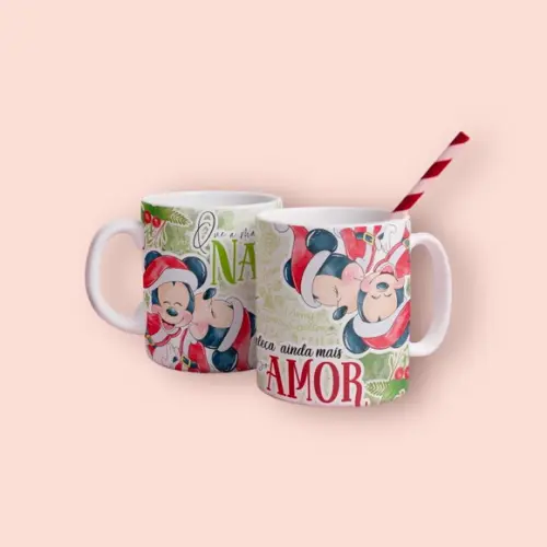 Caneca Personalizada de Porcelana de Natal