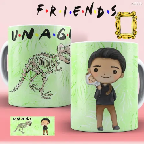 Caneca Personalizada de Porcelana Friends