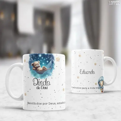 Caneca Personalizada de Porcelana Padrinho