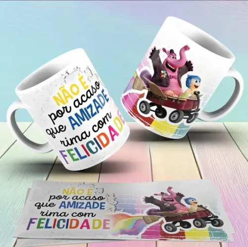 Caneca Personalizada de Porcelana Divertidamente