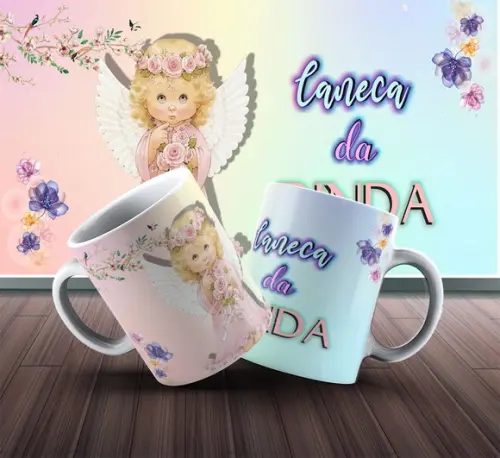 Caneca Personalizada de Porcelana Madrinhas