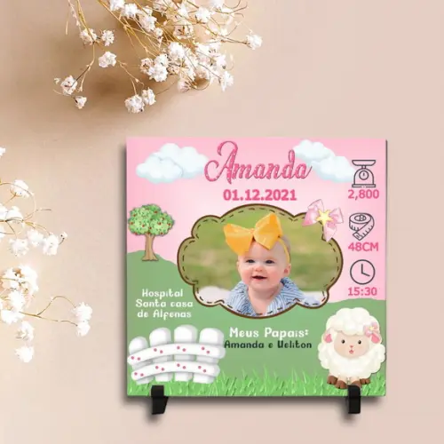 Azulejo Personalizado Maternidade