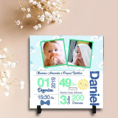 Azulejo Personalizado Maternidade