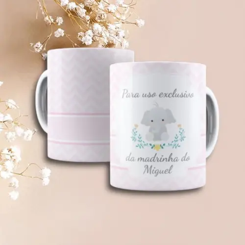 Caneca Personalizada de Porcelana Madrinhas