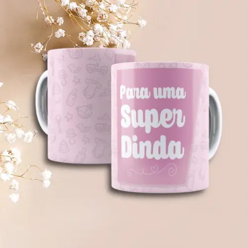Caneca Personalizada de Porcelana Madrinhas