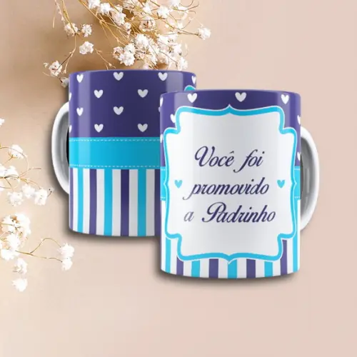 Caneca Personalizada de Porcelana Padrinho