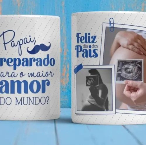 Caneca Personalizada de Porcelana Dia dos Pais