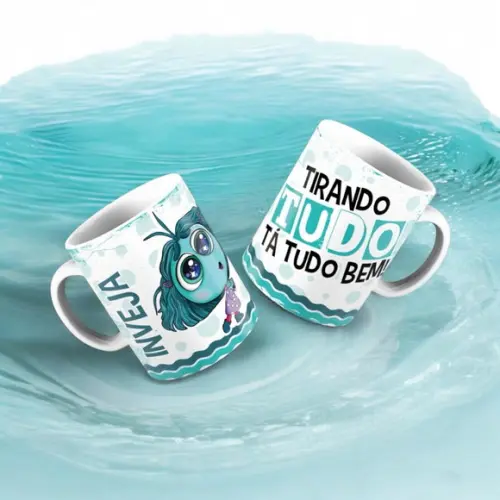Caneca Personalizada de Porcelana Divertidamente
