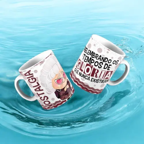 Caneca Personalizada de Porcelana Divertidamente