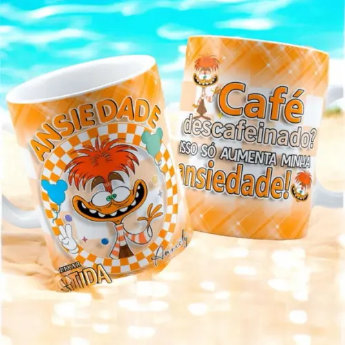 Caneca Personalizada de Porcelana Divertidamente