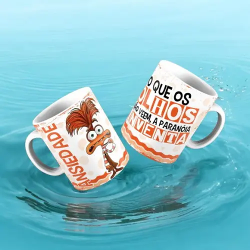 Caneca Personalizada de Porcelana Divertidamente